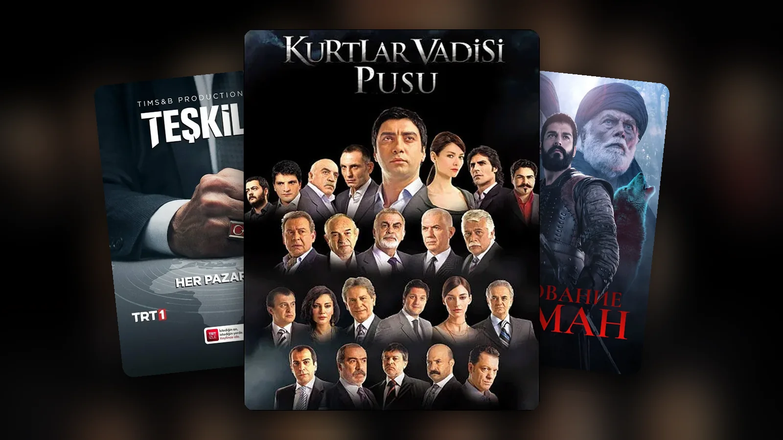 Постеры сериалов с большим числом сезонов